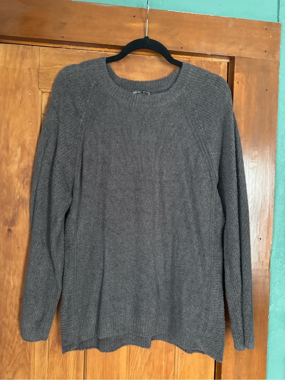 Barefoot Dreams Gray Crewneck Sweater